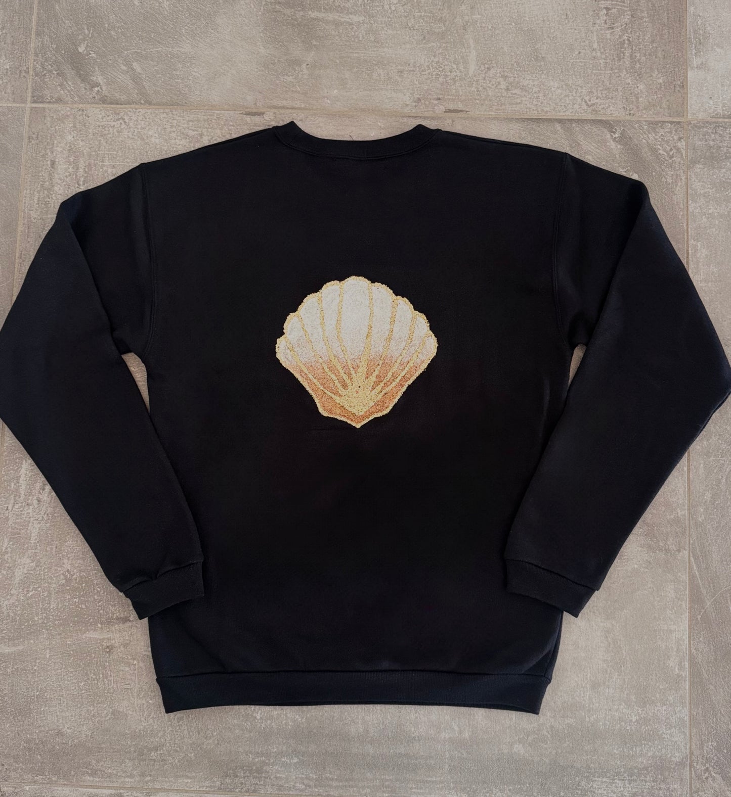 Sweat coquillage dégradé